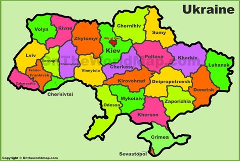 Administrative divisions of Ukraine .